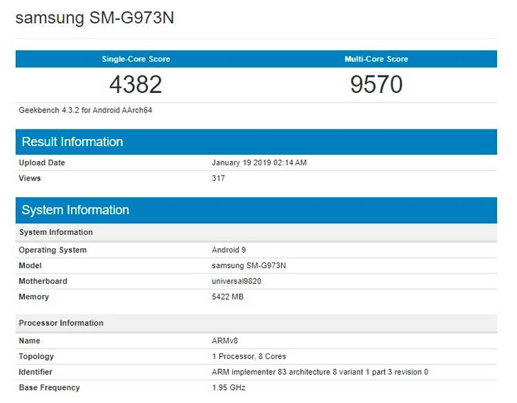 Samsung Galaxy S10 на базе Exynos 9820 не догнал iPhone XS по производительности»