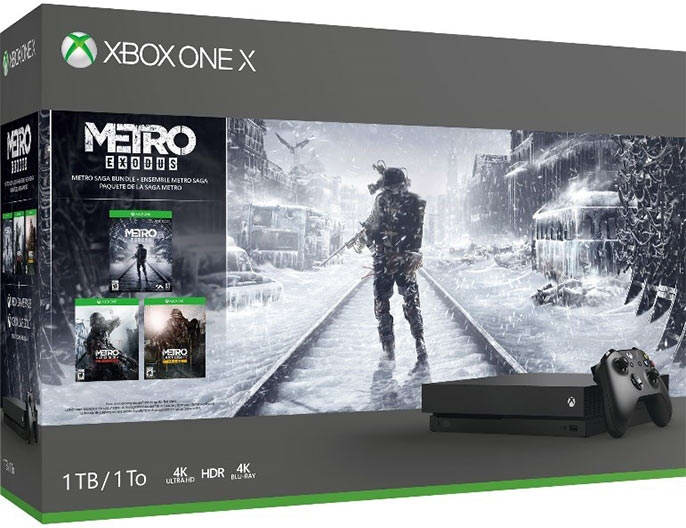 Xbox One X получит комплект с трилогией Metro»