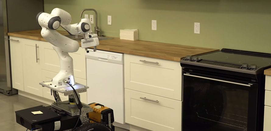 Nvidia показала робота-помощника, который помоет за вас всю грязную посуду. Он напоминает Кодсворта из Fallout 4