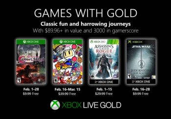 Games with Gold в феврале: Assassin's Creed Rogue, Star Wars Jedi Knight: Jedi Academy и двухмерная Bloodstained