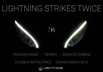 Электромотоцикл Lightning Strike с ценой $13 000 развивает скорость 241 км