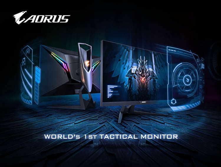 AORUS AD27QD — первый в мире тактический игровой монитор от GIGABYTE»