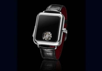 Похожие на Apple Watch швейцарские часы Swiss Alp Watch Concept Black без стрелок и цифр по цене $350 000"
