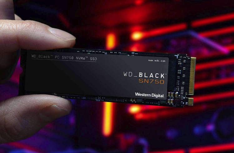WD Black SN750 NVMe SSD: быстрые накопители ёмкостью до 2 Тбайт для игровых ПК»