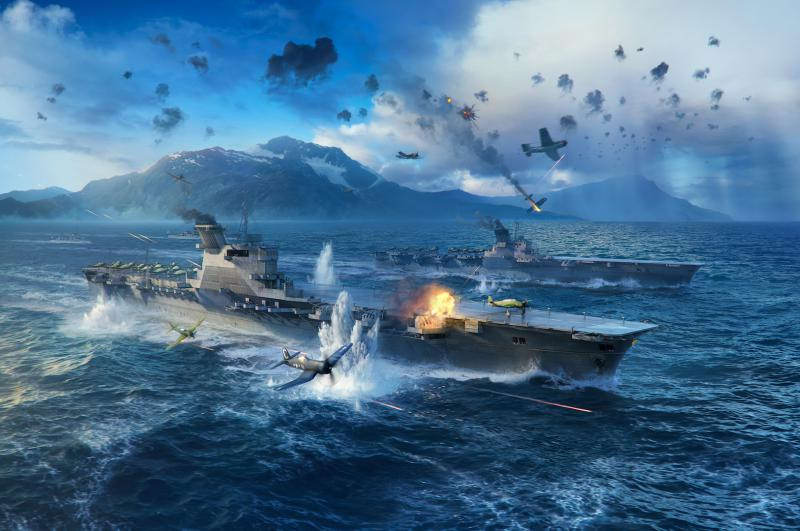 Новый класс авианосцев уже в World of Warships