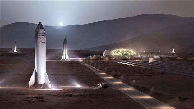 Маск назвал цену билета на космическом корабле SpaceX до Марса»
