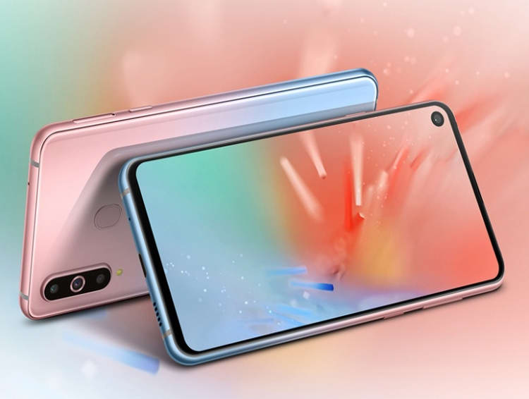 Смартфон Samsung Galaxy A8s предстал в градиентном исполнении Unicorn Pink»