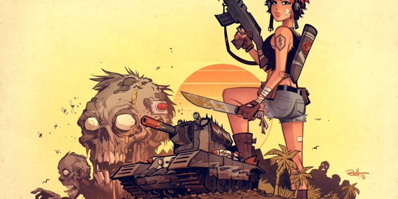 В World of Tanks Blitz появится постапокалиптический «Крушитель» от автора комикса Tank Girl + розыгрыш 