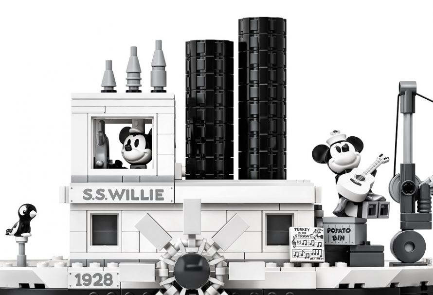 Steamboat Willie — черно-белый набор LEGO с Микки-Маусом в честь 90-летия