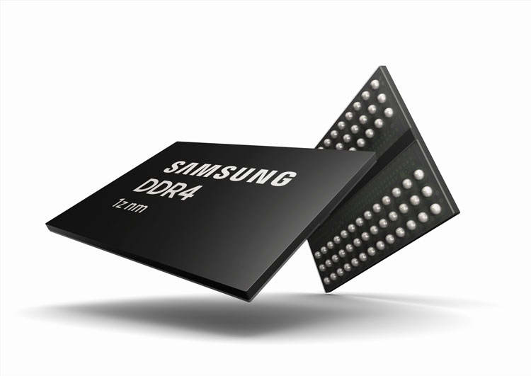 Samsung завершила разработку 8-Гбит чипов DDR4 третьего поколения 10-нм класса»