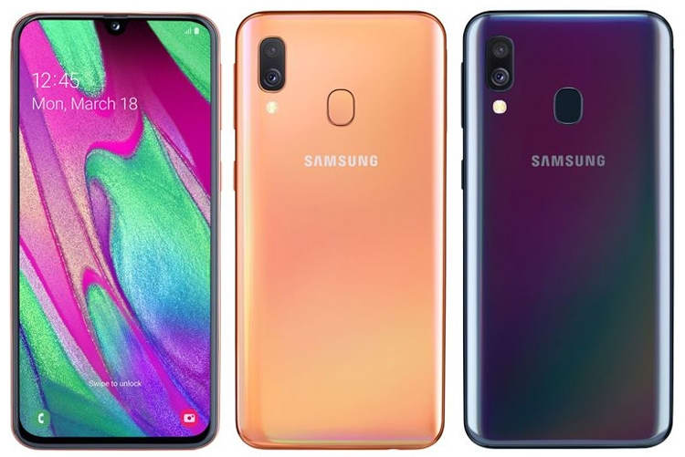 Дебютировал смартфон Samsung Galaxy A40 с экраном AMOLED Infinity U»