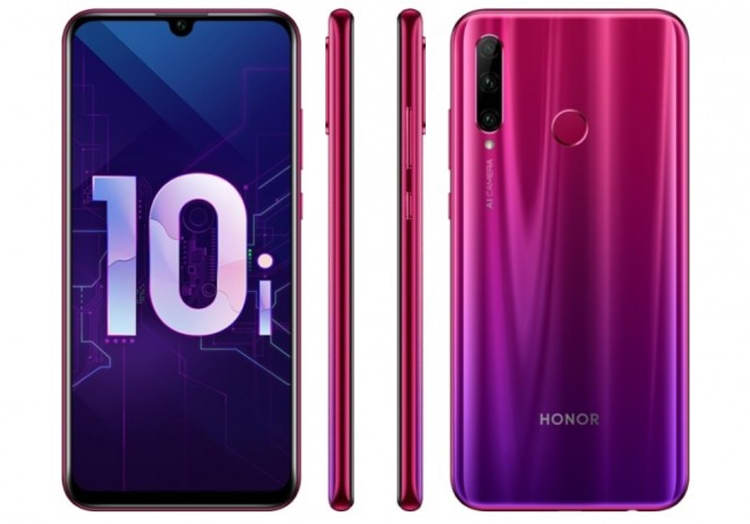 Honor 10i: смартфон с тройной камерой, экраном Full HD+ и чипом Kirin 710″