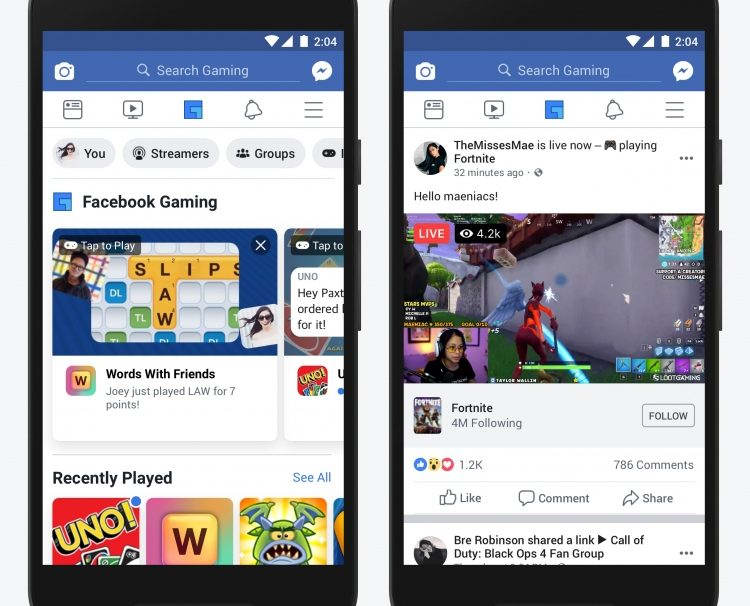 Facebook готовит отдельное приложение для игр»