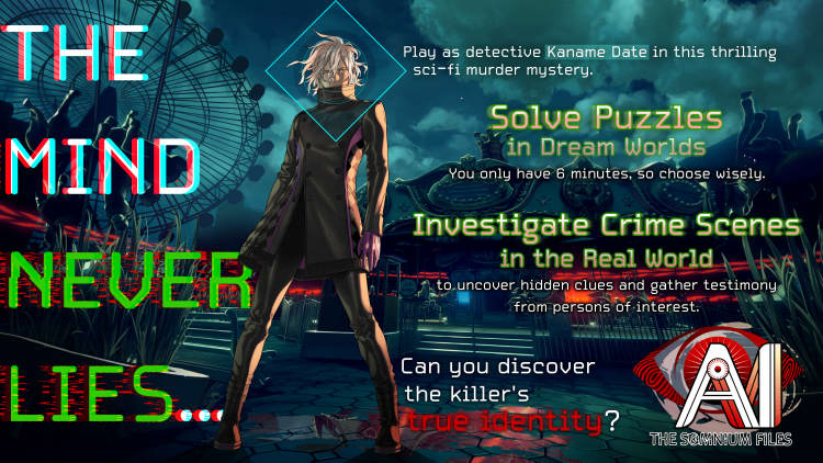 Визуальная новелла AI: The Somnium Files от автора Zero Escape поступит в продажу 25 июля