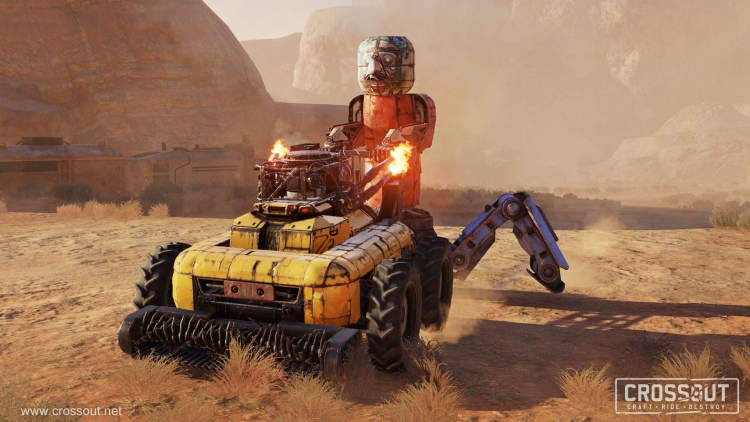 В Crossout началось первоапрельское событие с забавными бронемобилями»