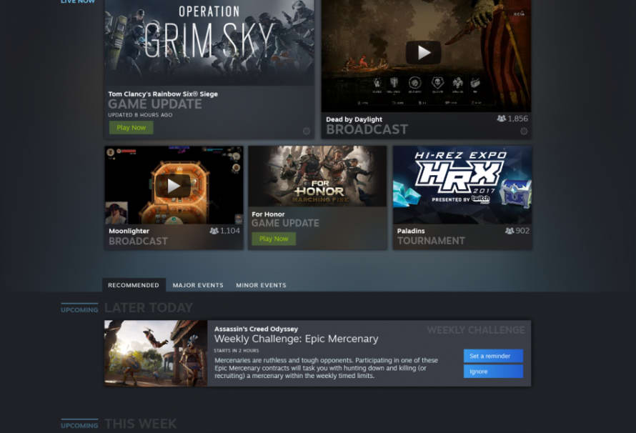Valve значительно обновит интерфейс библиотеки Steam