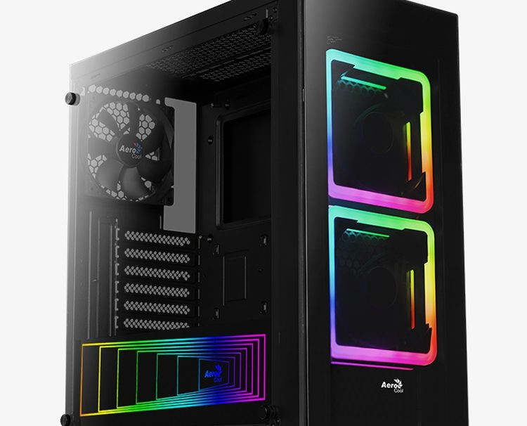 ПК-корпус Aerocool Tor: вентиляторы с RGB-подсветкой и закалённое стекло»