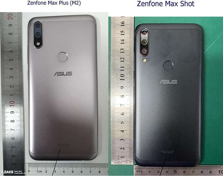 Раскрыт дизайн смартфонов ASUS Zenfone Max Plus M2 и Max Shot»