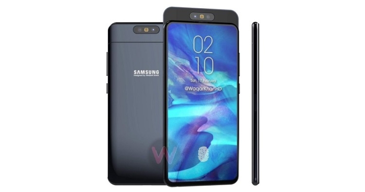 Galaxy A90 станет первым смартфоном Samsung с выдвижной вращающейся камерой»