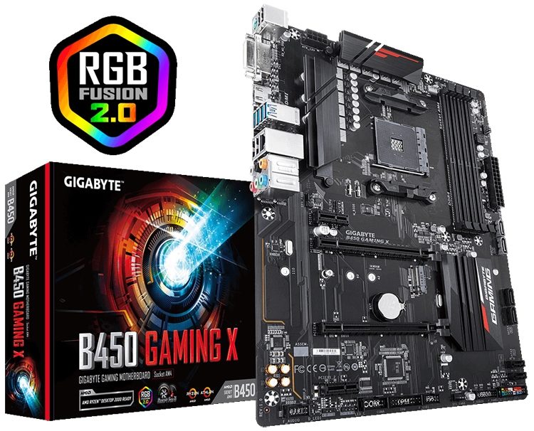 GIGABYTE B450 Gaming X: материнская плата для процессоров AMD Ryzen»