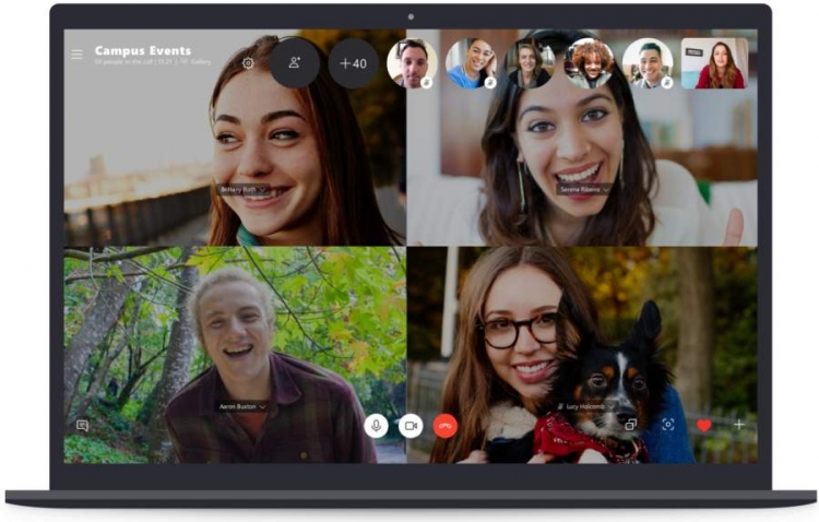 В видеочате Skype теперь могут общаться вдвое больше пользователей»