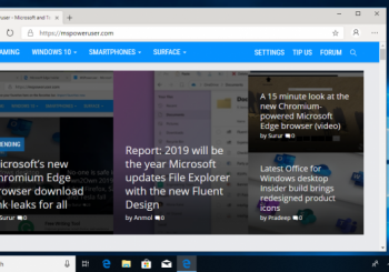 Новый Microsoft Edge получит поддержку потокового видео 4K и Fluent Design"