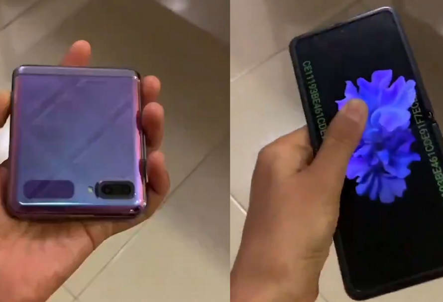 Раскладушку Samsung Galaxy Z Flip показали на видео