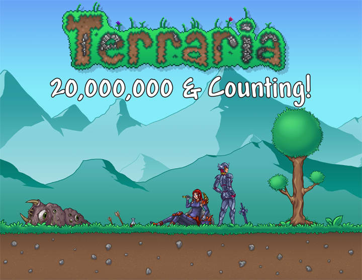 Продажи Terraria превысили 20 миллионов копий