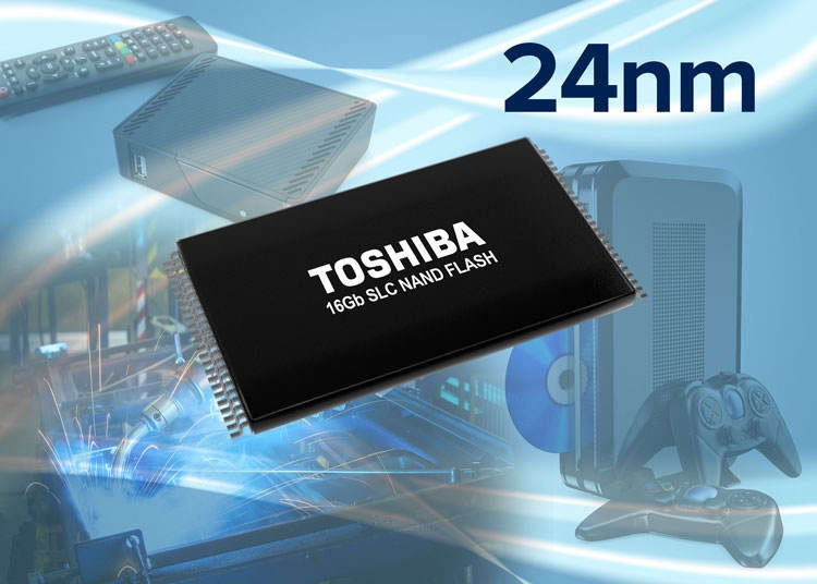 Toshiba начала выпуск 16-Гбит SLC NAND повышенной надёжности