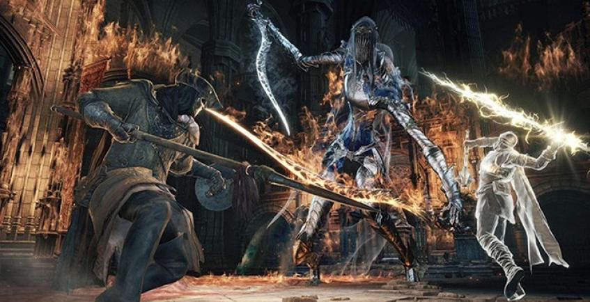 Dark Souls 3 пытаются пройти с контроллером Ring Fit Adventure