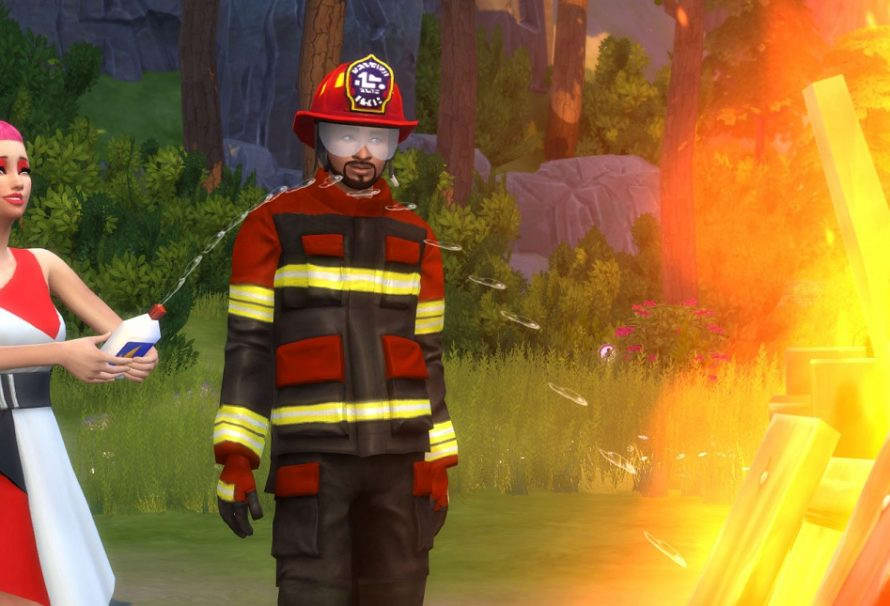 С новым апдейтом симы в  The Sims 4 научились мочиться огнем