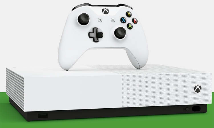 Xbox One S All-Digital Edition: игровая консоль за $250 без оптического привода»