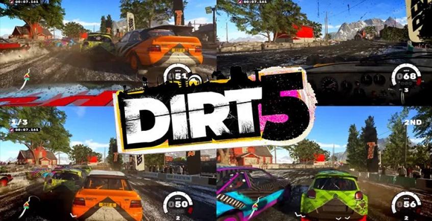 Можно играть вчетвером. DiRT 5 с неожиданной функцией