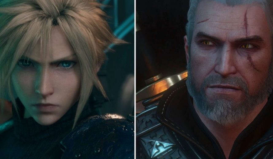 Клауд из Final Fantasy 7 против Геральта из The Witcher, кто победит