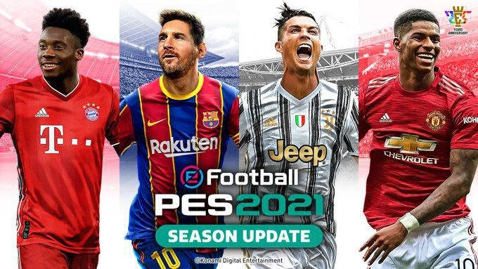 Konami назвала имена футболистов, попавших на обложку PES 21