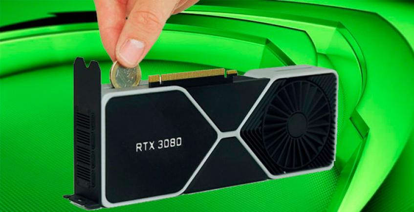 Видеокарту RTX 3080 превратили в копилку. В Сети иронизируют по поводу цены