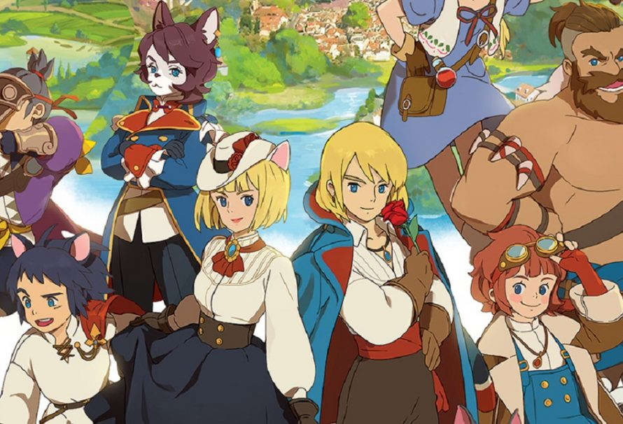 Квест с гусями в геймплее MMORPG Ni no Kuni: Cross Worlds