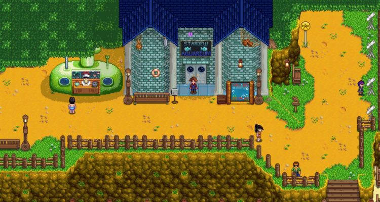 Мод добавляет в Stardew Valley аквариум в стиле Animal Crossing