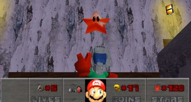 Благодаря моду, Mario 64 превратился в Doom