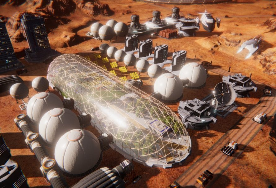 Терраформирование и развитие колонии на Марсе в трейлере стратегии Mars Colony Builder