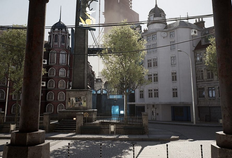 3D-художник обновил дизайн площади у вокзала Сити-17 в Half-Life 2