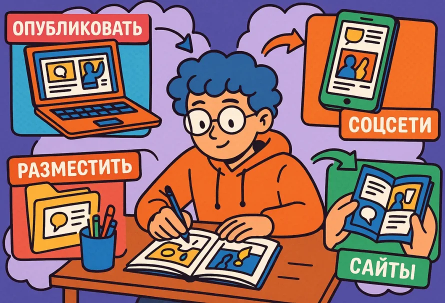 Гайд молодым авторам комиксов: где размещать и публиковать работы